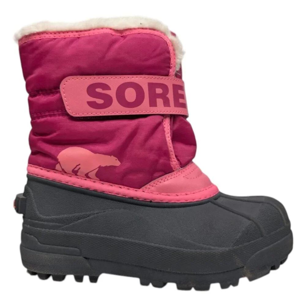 Sorel Commander Pink Winter Snow Boot